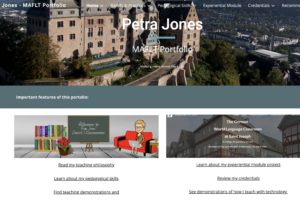 Petra Jones - Portfolio Screenshot