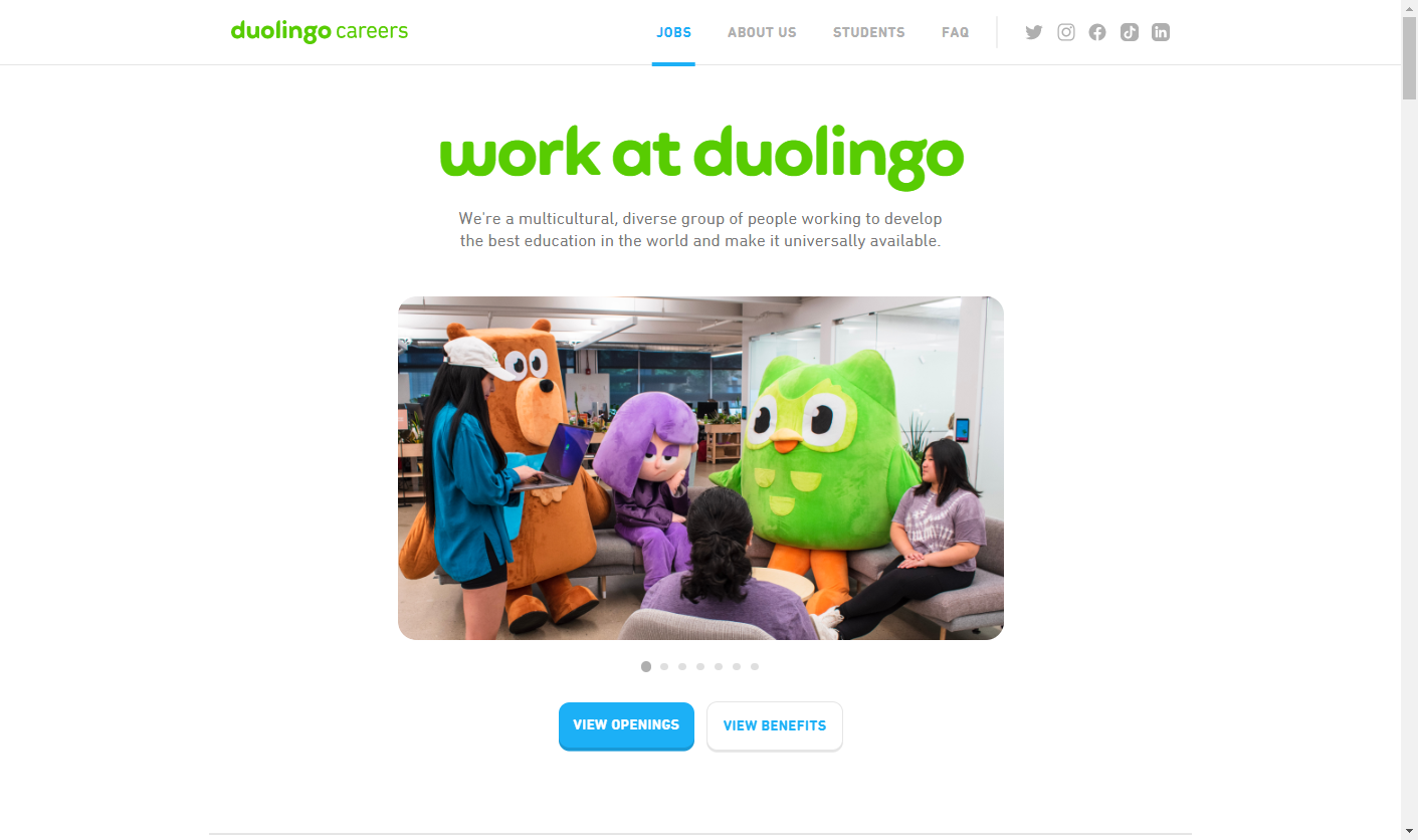 Read more about the article Industry Jobs for Language Experts – Duolingo