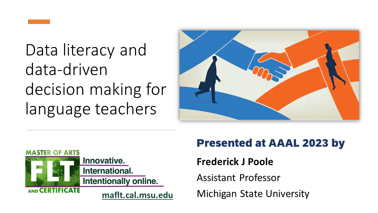 Read more about the article Data Literacy and Data-Driven Decision Making for Language Teachers