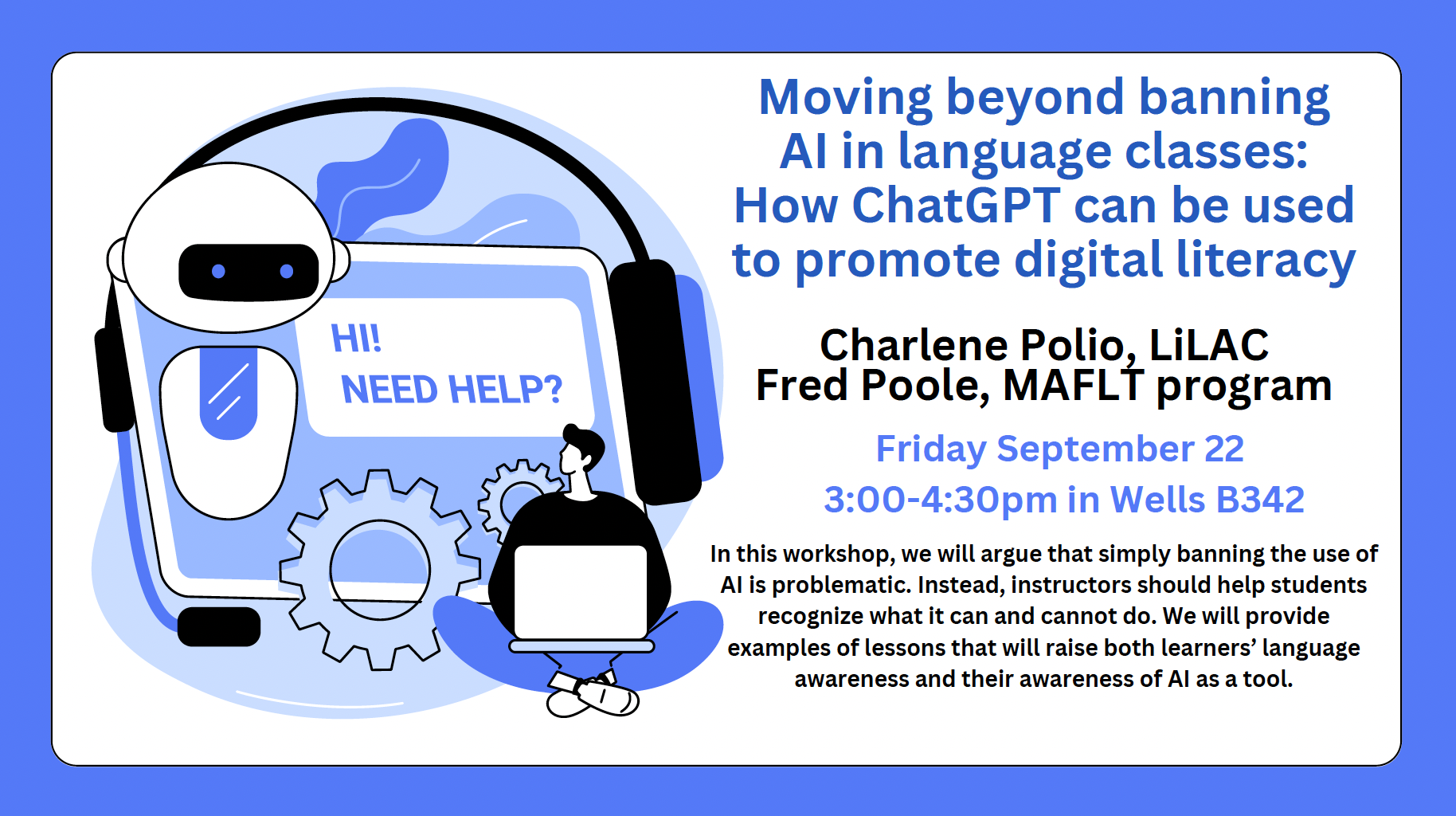 Read more about the article Moving beyond banning AI in language classes