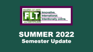 Summer 2022 – Semester Update