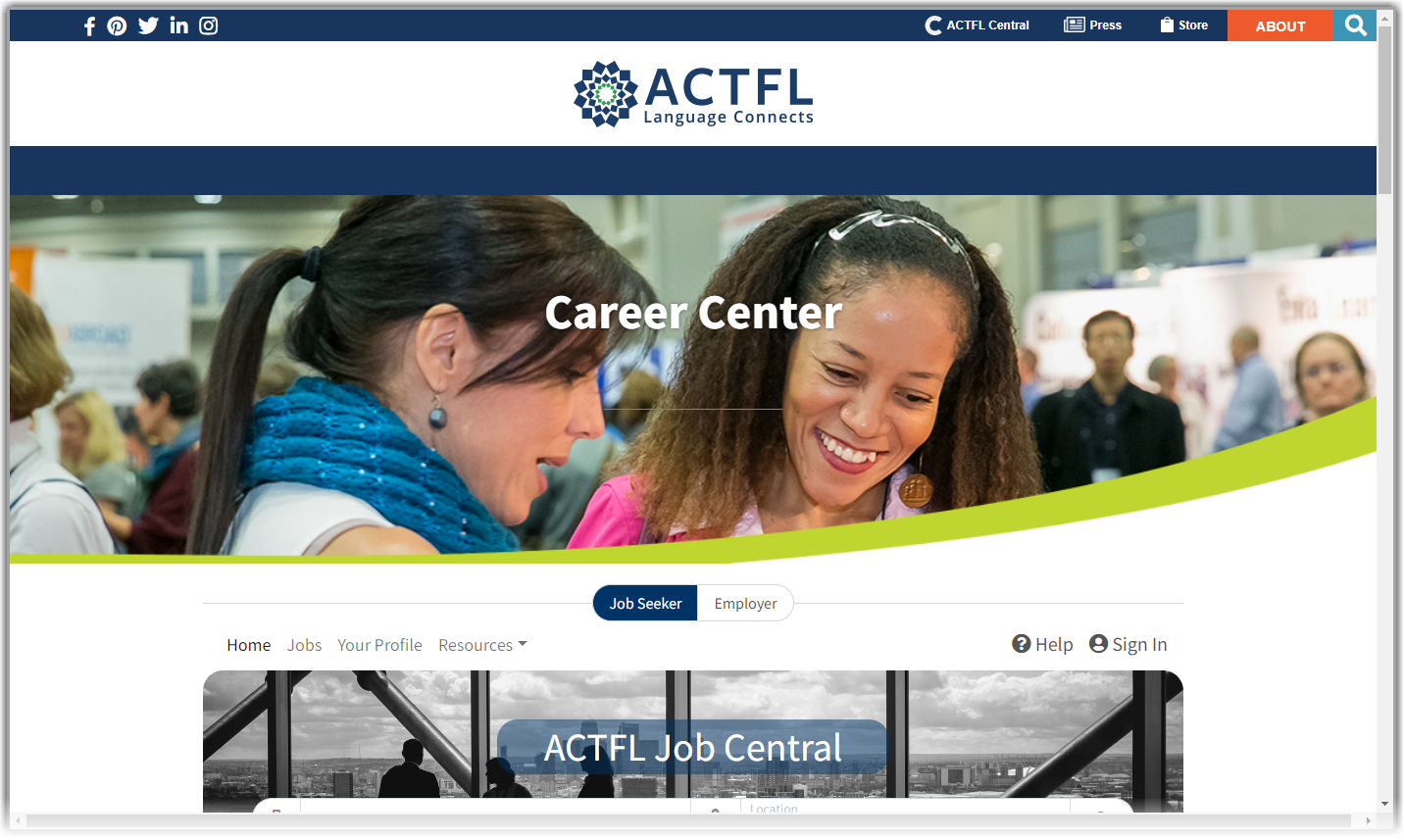 Read more about the article ACTFL Job Central