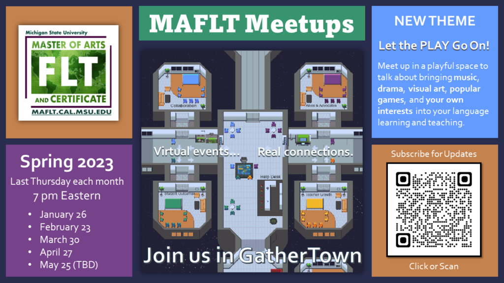 MAFLT Meetups Spring 2023