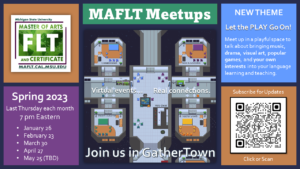 MAFLT Meetups in Spring 2023