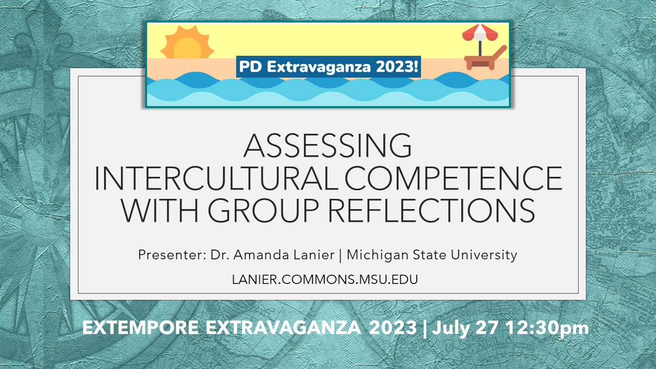 Assessing Intercultural Competence – Extempore Extravaganza 2023