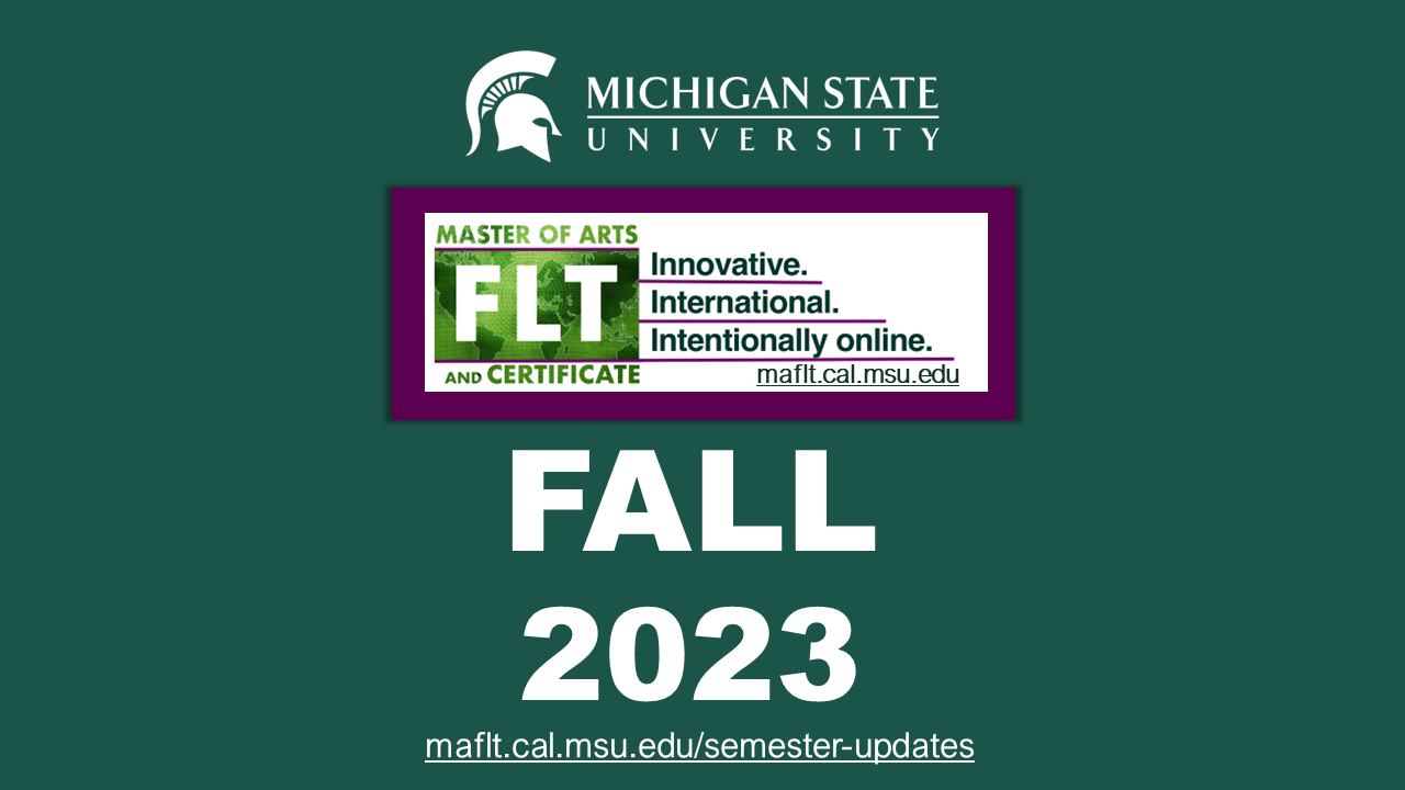You are currently viewing Fall 2023 – Semester Update
